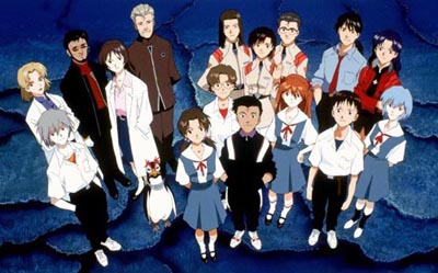 Ritsuko Akagi (dead), Gendou Ikari (dead), Yui Ikari (dead), Kouzou Fuyutsuki (dead), Shigeru Aoba (dead), Maya Ibuki (dead), Makoto Hyuga (dead), Kaji Ryoji (dead), Misato Katsuragi (dead), Kaworu Nagisa (dead), Pen-Pen (dead), Hikari Horaki (dead), Kensuke Aida (dead), Touji Suzuhara (dead),  Asuka Langley Soryuu (dead twice!), Shiji Ikari (responsible for all this death), Rei Ayanami (dead countless times).